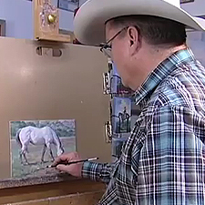 painting horses